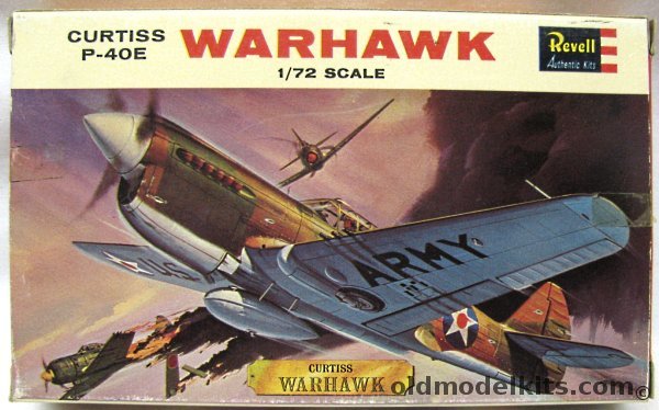 Revell 1/72 Curtiss P-40E Warhawk, H623-49 plastic model kit